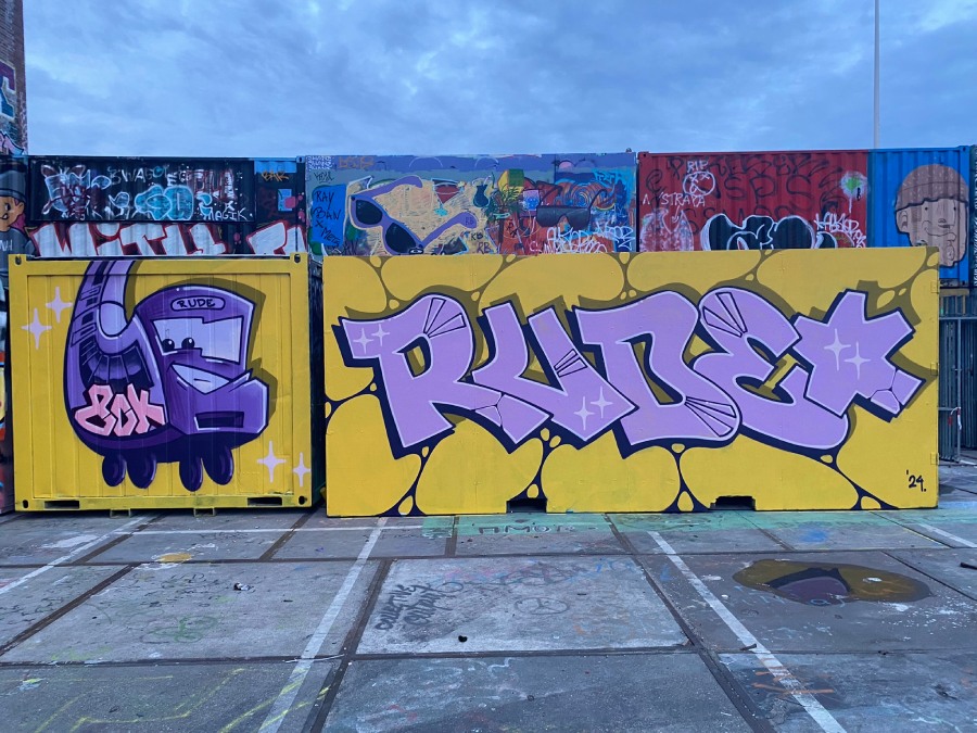 rude, ndsm, graffiti, amsterdam
